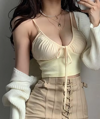 looksgoodonHER Deep Tie Crop